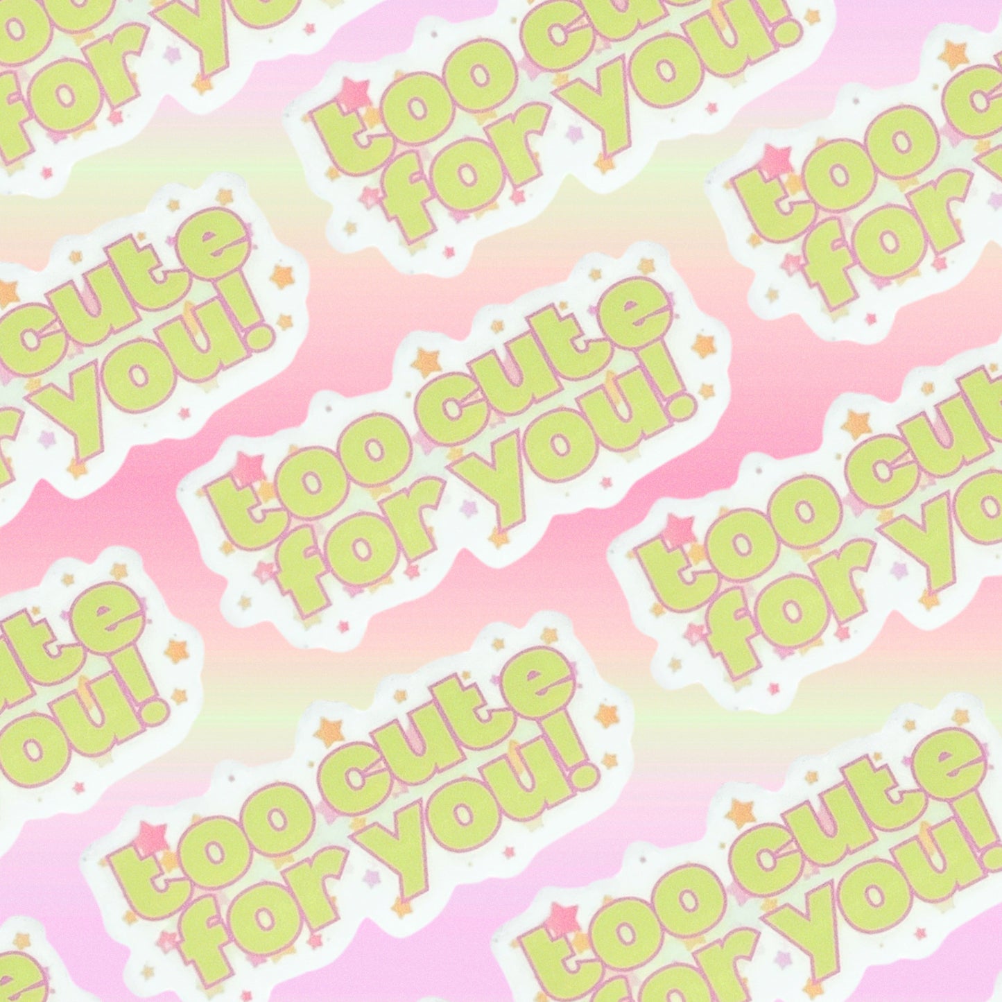'attitude' sticker