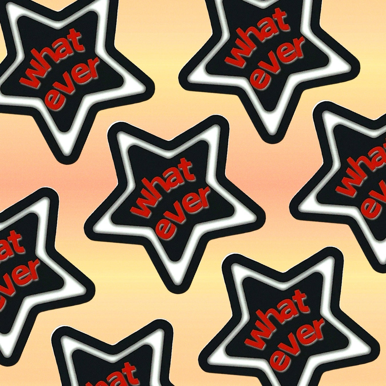'attitude' sticker