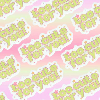 'attitude' sticker