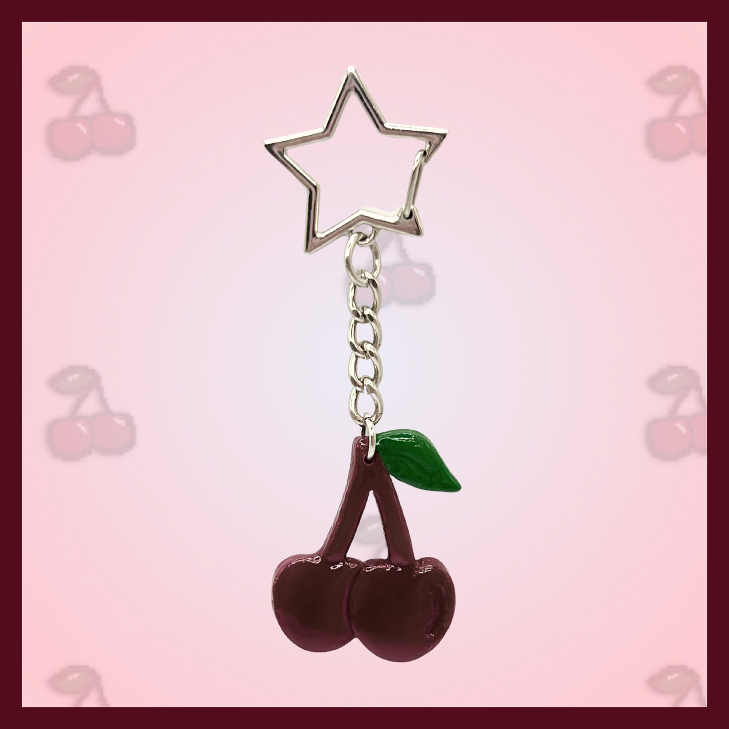 'ex-girlfriend' keychain - cherry cutie