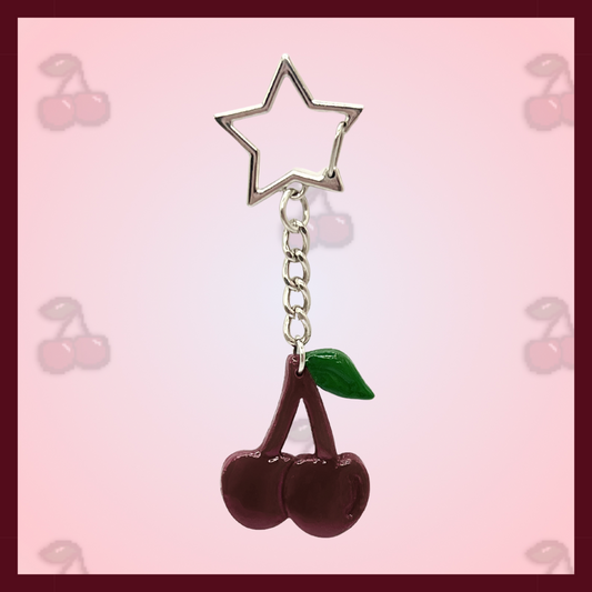 'ex-girlfriend' keychain - cherry cutie